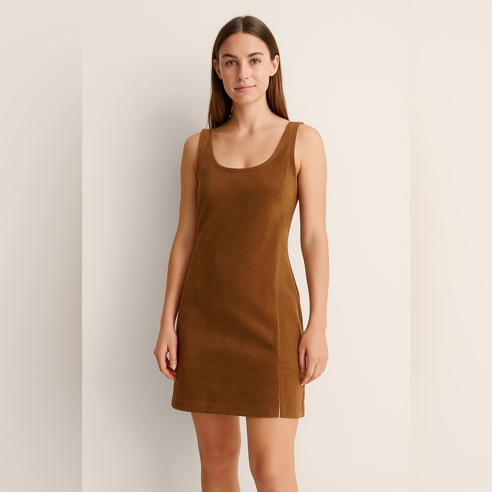 Brown sleeveless dress. Liz & Sara - Size Large. (Juniors)